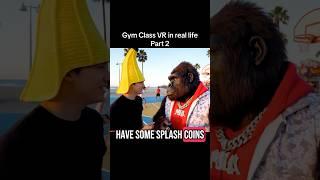 Gym Class VR in real life part 2 #gymclassvr #vr #basketball #games