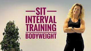 20 min SIT - interval training Bodyweight || Workout by AC