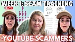 YOUTUBE SCAMMERS POST TRAININGS OF SCAM