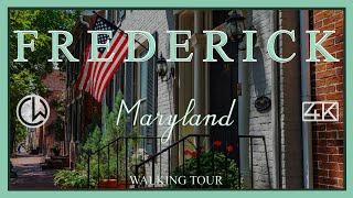 Frederick, Maryland [4K] Walking Tour (2021) Downtown