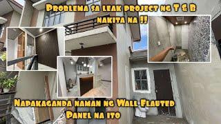 NAPAKAGANDA NAMAN NG WALL FLAUTED PANEL NA ITO + PROBLEMA SA LEAK SA T & B NAKITA NA