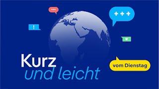 Deutsch lernen mit Videos | Kurz und leicht vom 12.11.2024 | mit deutschen Untertiteln