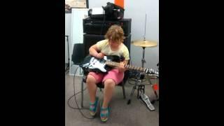 Ruby with a guitar