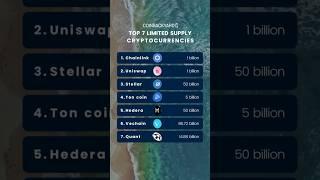 Top 7 #Cryptos with Limited Supply #Chainlink #Uniswap #Stellar #TonCoin #Hedera #Blockchain #crypto