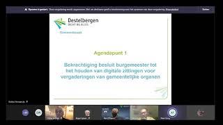 Gemeente- en OCMW-raad Destelbergen - 25 februari 2021