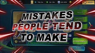 Mistakes People Tend To Make  - Art of Conquest