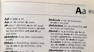 Essential German Dictionary | Tag 1