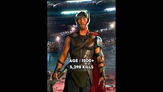 MCU Thor kill count vs Loki