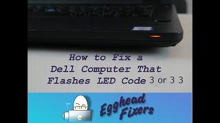 How to Fix a Dell Computer That Flashes LED Code 3 or 3 Amber 3 White - By a Certified Technician