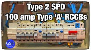 Hager 18th Edition Consumer Unit With Built in SPD, A Type 100 amp RCD’s to Comply With BS7671
