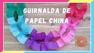 Guirnalda de papel china FACIL DE HACER