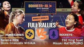 Selena Piek/Gloria Emanuelle Widjaja  vs Misaki Matsutomo/TseYing Suet |  BDMNTNXL 2024