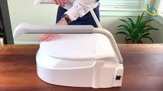 Invacare Adjustable Toilet Seat Breakdown and Assembly