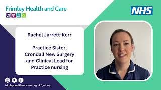 Meet Rachel, a Practice Sister with your local health team.