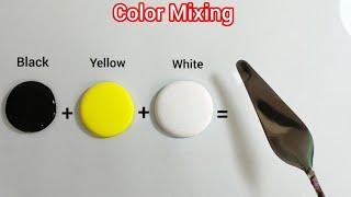 Guess the final color  | Satisfying video | Art video | Color mixing video | Paint mixing video