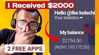 NO  INVESTMENT !! This App pays  $2000 after performing your task in your phone /make money online