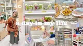 A DAY IN MY LIFEᯓᡣ𐭩cooking,morning grocery,strolling around,get work done,productive,daily life