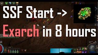 7:55 League Start Act 1 - Exarch/Eater Seismic Poison Saboteur 3.20 (FULL RUN)