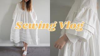 SEWING VLOG | DIYing a Designer-Inspired Dress