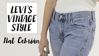 Levi's Vintage con Nat Cebrián // enfemenino #Fashion