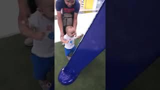 Thirdy's first slide experience