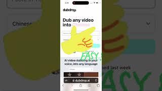 Translate Any Video In Seconds With DubDrop AI - This Is Wild!