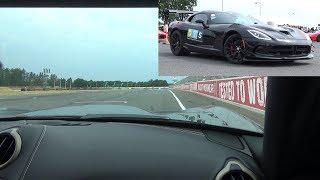 Ride in a Dodge Viper ACR on Racetrack-Jyllandsringen 2018