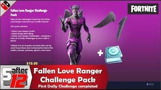 Fallen Love Ranger Challenger Pack - Fortnite - 2,000 V-Bucks - Nintendo Switch gameplay