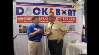 Dock & Boat at The 2014 U.S. Powerboat Show