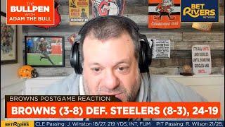 Browns Slip Past Steelers in the Snow 24-19 - Postgame Reaction with Adam the Bull