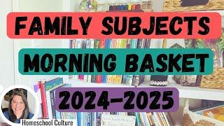  Family Subject | Learning Together | Morning Basket  ️