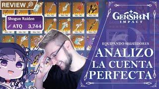 ANALIZO LA CUENTA PERFECTA!! GESTIÓN PERFECTA DE RECURSOS | Genshin Impact