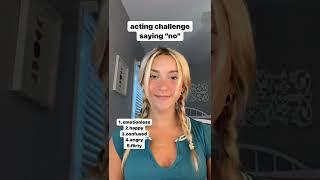 ACTING CHALLENGE…how’d I do? #shorts