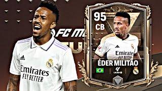 AMAZING CB 95 RATED EDER MILITAO GAMEPLAY REVIEW FC MOBILE 24 CENTURIONS