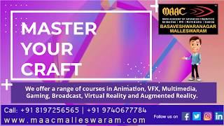 MASTER YOUR CRAFT #vfx #3d #animation #graphics #web #ar #vr #maac #bangalore #malleswaram