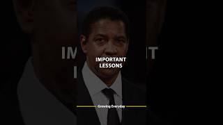 Important Lessons - Denzel Washington #motivation #love #inspinspired ion ired