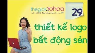 Số 29: Top mẫu thiết kế logo bất động sản hình ngôi nhà- TOP MẪU THẾ GIỚI ĐỒ HỌA