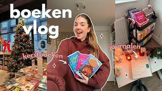 Boekenvlog ️ kerst boeken lezen  boek journalen & solo date  vlogmas dag 18