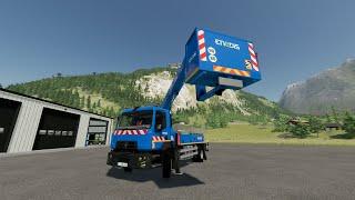 FS22 Renault D14 PEMP 19m Farming Simulator 22 Mods