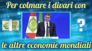 Ministro Giorgetti : "Occorrerà mobilitare anche il risparmio privato!