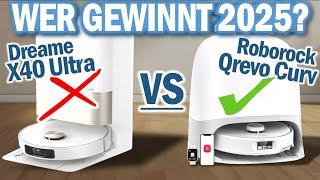 PREMIUM SAUGROBOTER TEST: Welches Modell ist besser? (Roborock Qrevo Curv vs. Dreame X40 Ultra)