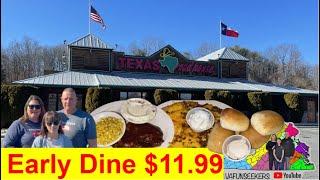 Texas Roadhouse | $11.99 Early Dine Menu