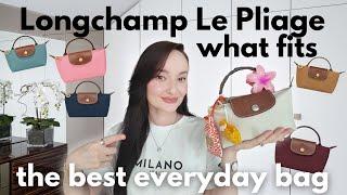 Longchamp Le Pliage Pouch with Handle Review and What's in my bag