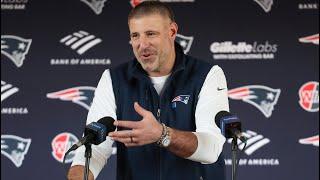 Patriots Head Coach Mike Vrabel at AFC Coaches Breakfast 3/31