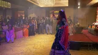 | SOLO SURPRISE DANCE PERFORMANCE BY THE BRIDE | NEPALIWEDDING | EVENTCLICKERSNEPAL | DINESH & RIAA