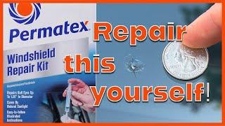 Windshield Repair Kit - Fix a windshield crack from a small rock hit