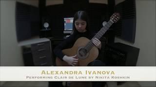Alexandra Ivanova - Clair de Lune by Nikita Koshkin
