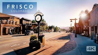 Frisco Colorado at Sunrise - Cinematic Walking Tour