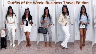 Outfits of the Week | Business Travel Fits | Zara Haul | What I’m Wearing | Céline + Me