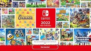 Check your Switch stats! Nintendo Switch Year In Review 2022